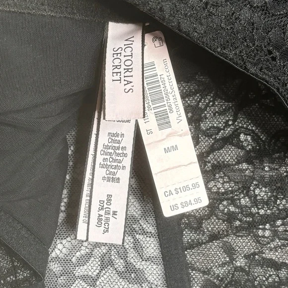 Victoria's Secret Dream Angels Heritage Ribbon Slot lightly-lined corset bra top